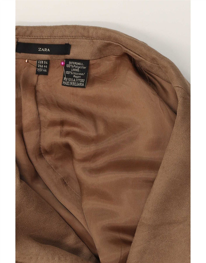 Zara muška jakna sa 2 gumba EU 54 XL bež poliester