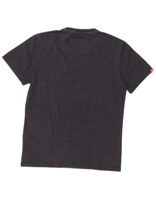 Superdry muška majica kratkih rukava s grafičkim motivima XL, sivi flekasti pamuk