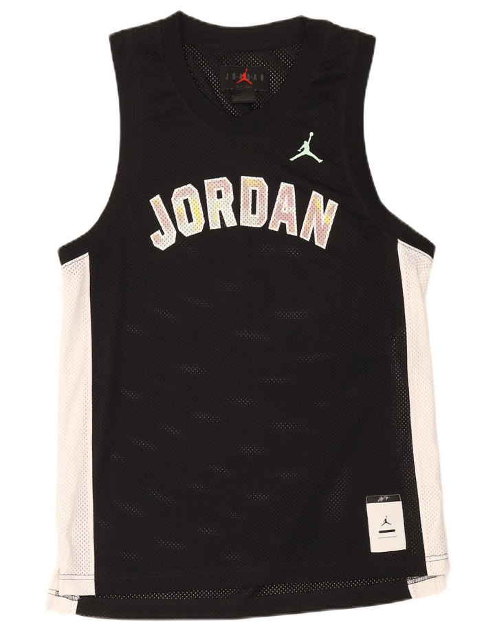 Jordan muški grafički gornji dio prsluka mali crni poliester u boji