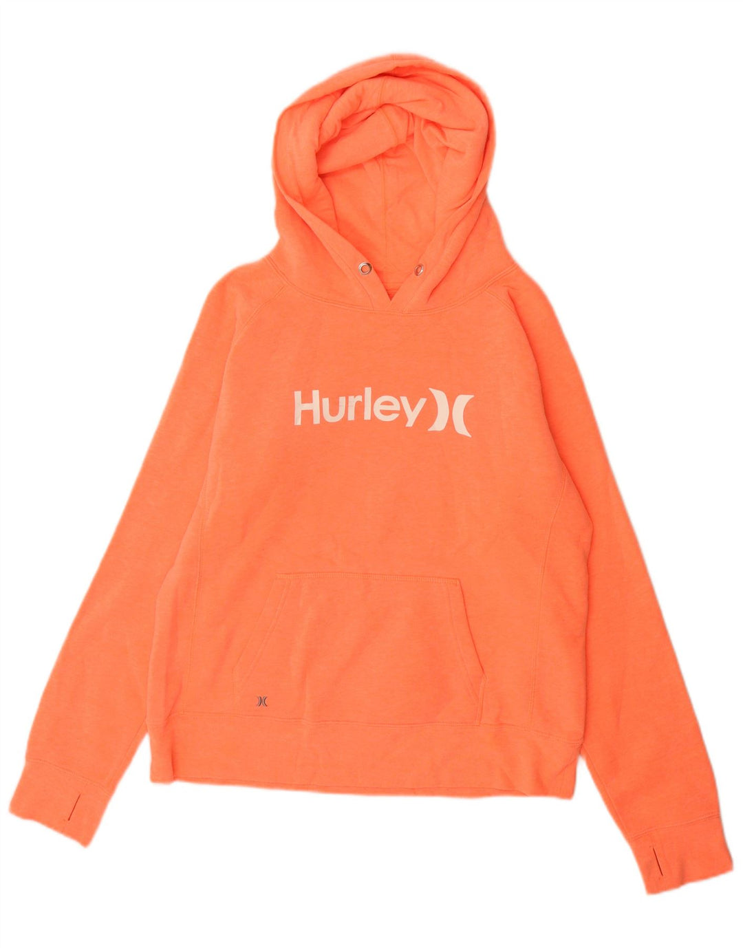 Hurley muška majica s kapuljačom s kapuljačom, srednji narančasti pamuk