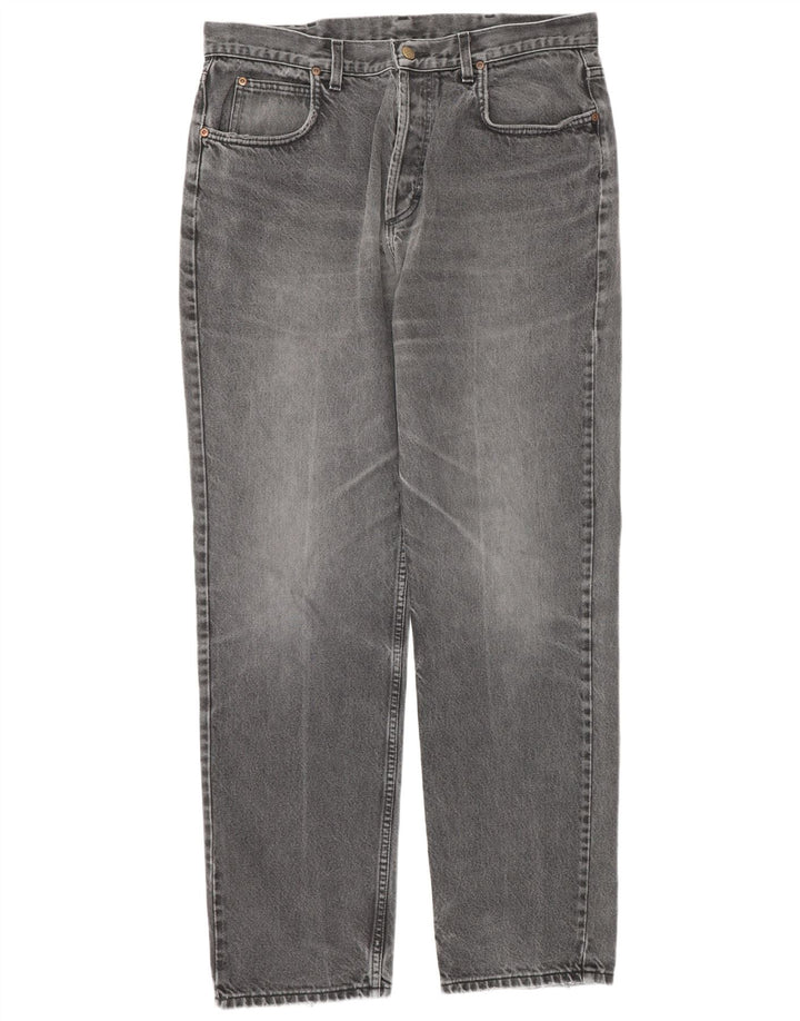 Lee Mens Chicago Straight Jeans W38 L34 Sivi pamuk