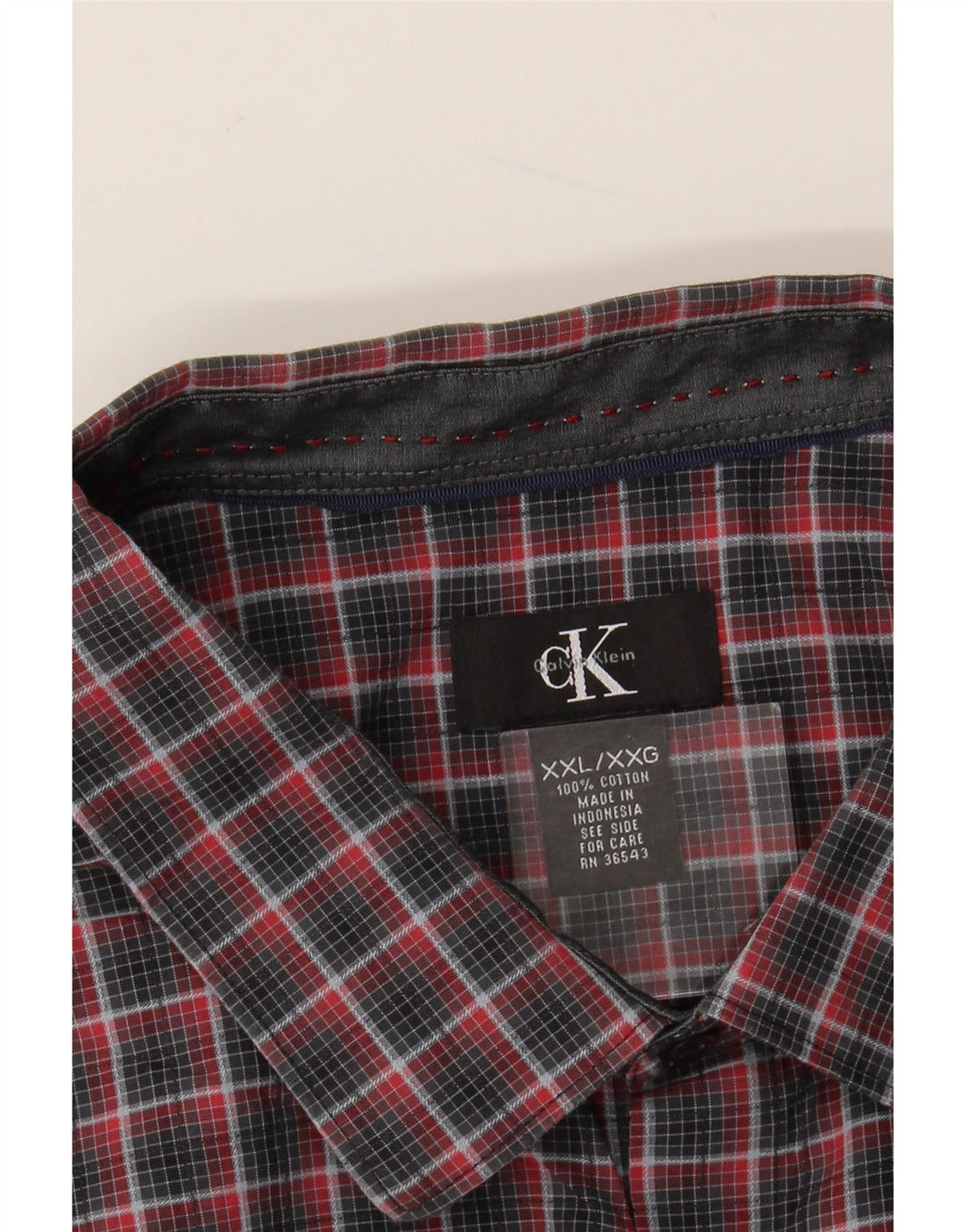 CALVIN KLEIN Muška košulja 2XL šareni karirani pamuk