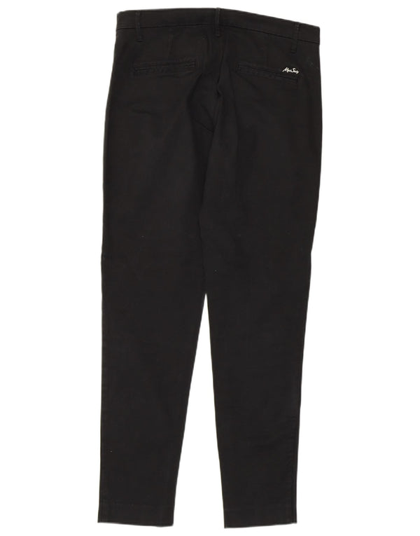 MISS SIXTY Ženske uske chino hlače W26 L28 crni pamuk