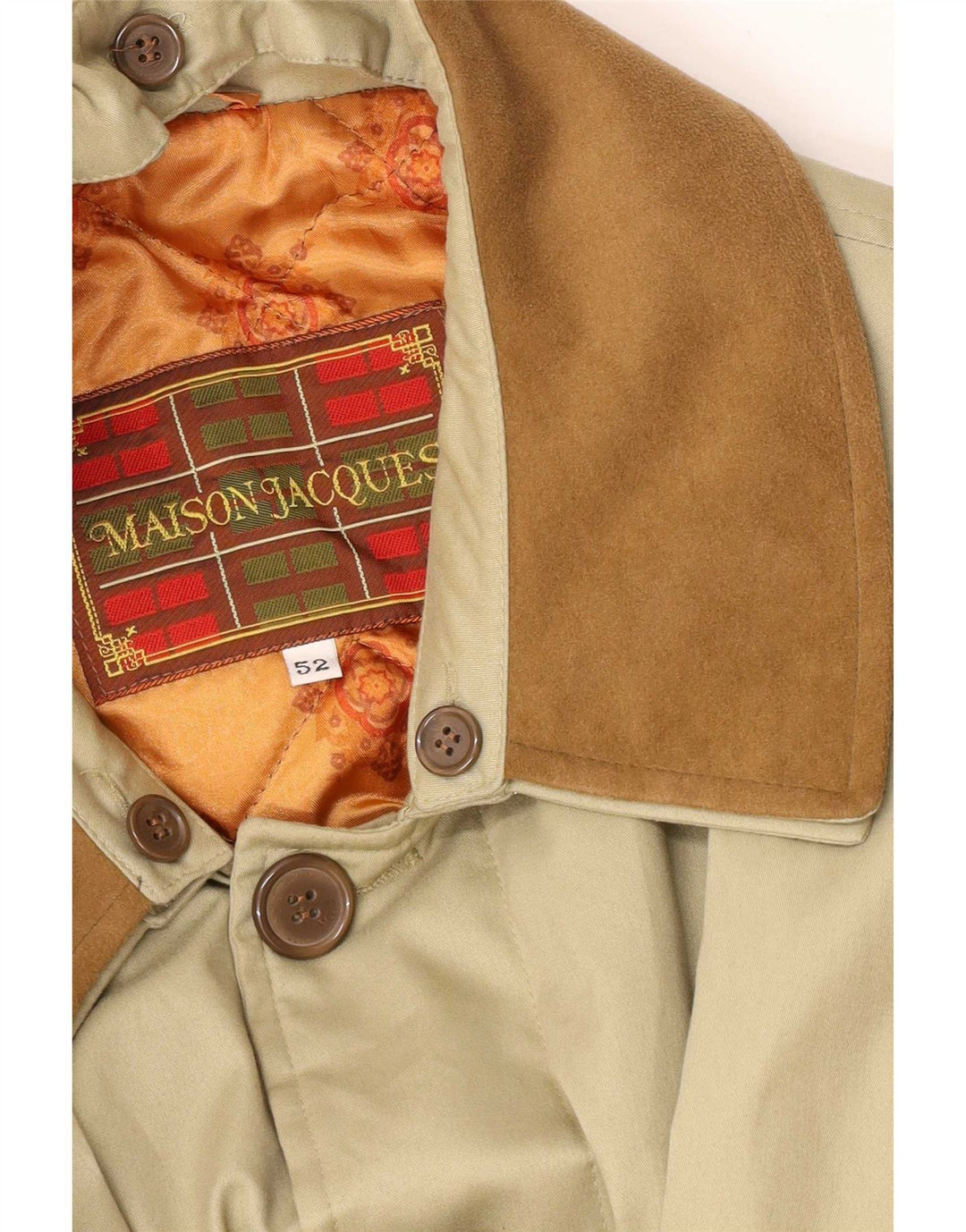 Maison Jacques muški kaput IT 52 XL kaki boje
