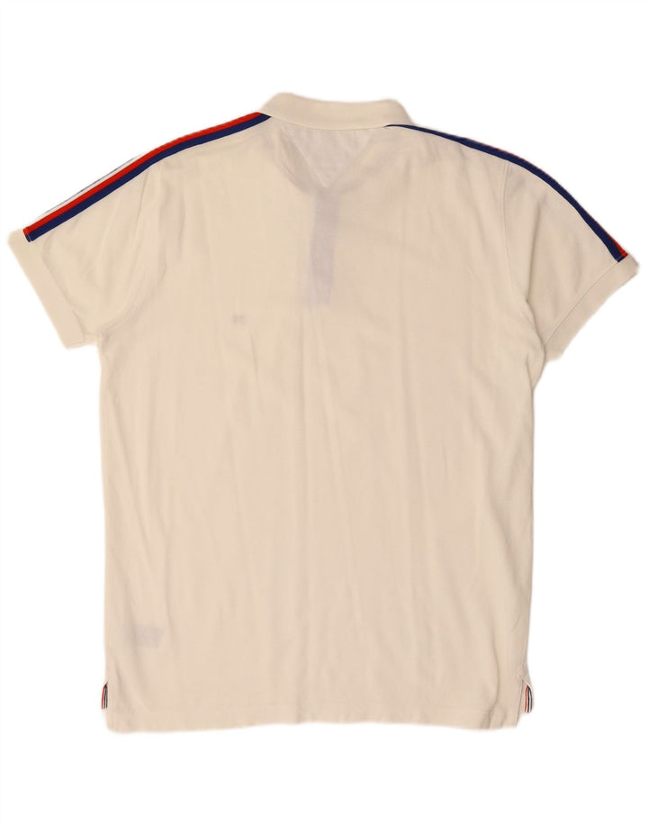 TOMMY HILFIGER Muška polo majica Regular Fit Large Off White Colourblock
