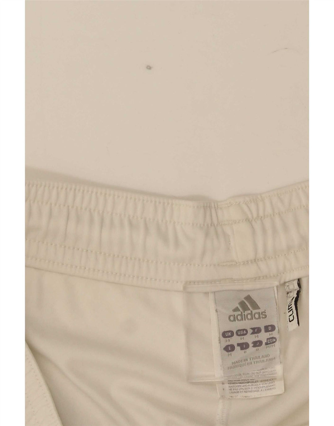 Adidas muške sportske kratke hlače srednje bijele boje od poliestera