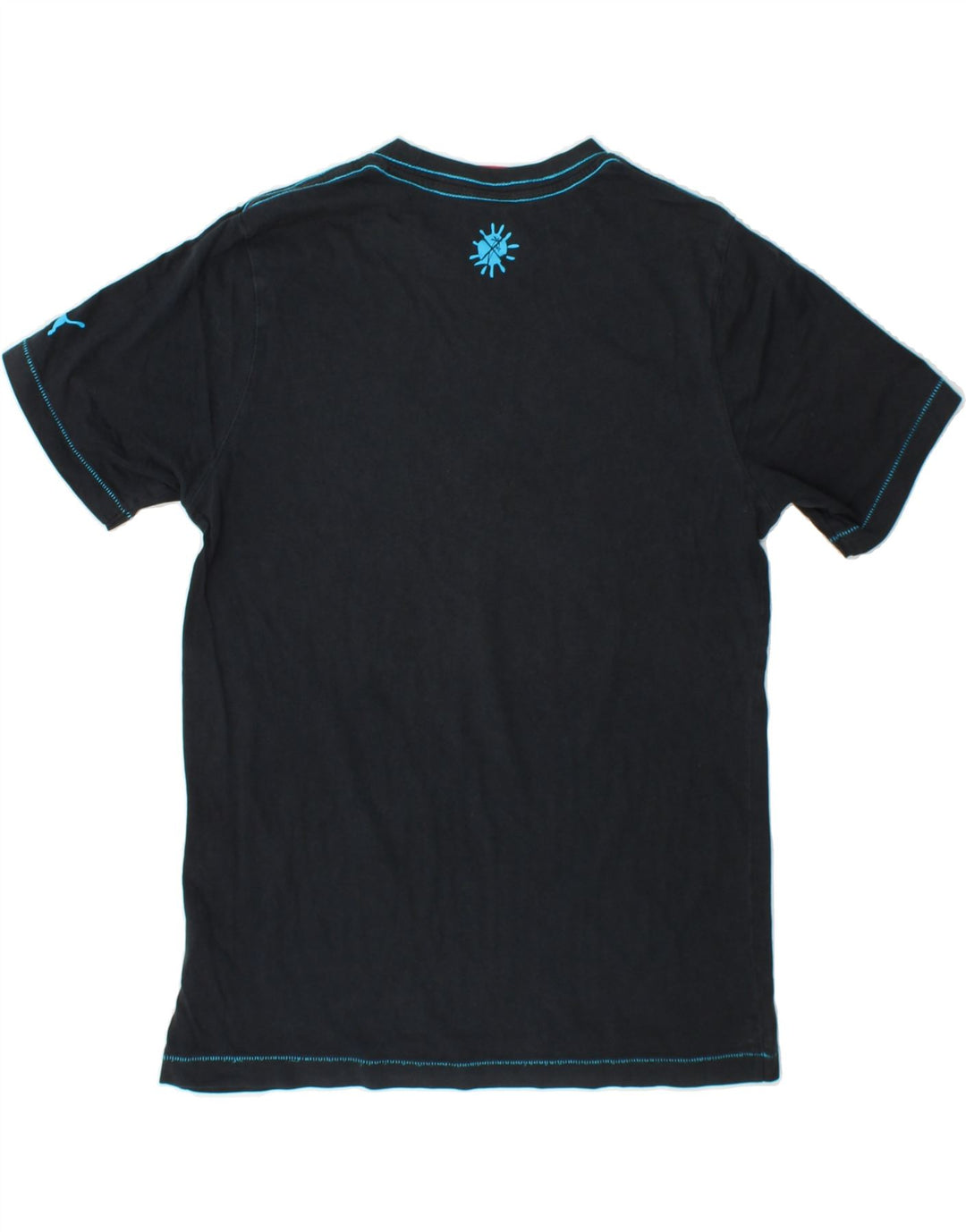 PUMA Mens Graphic T-Shirt Top Small Black Cotton Vintage Puma and Second-Hand Puma from Messina Hembry 