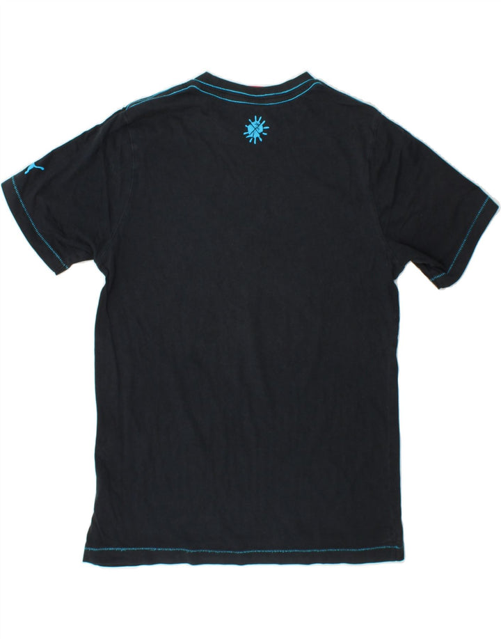 PUMA Mens Graphic T-Shirt Top Small Black Cotton Vintage Puma and Second-Hand Puma from Messina Hembry 