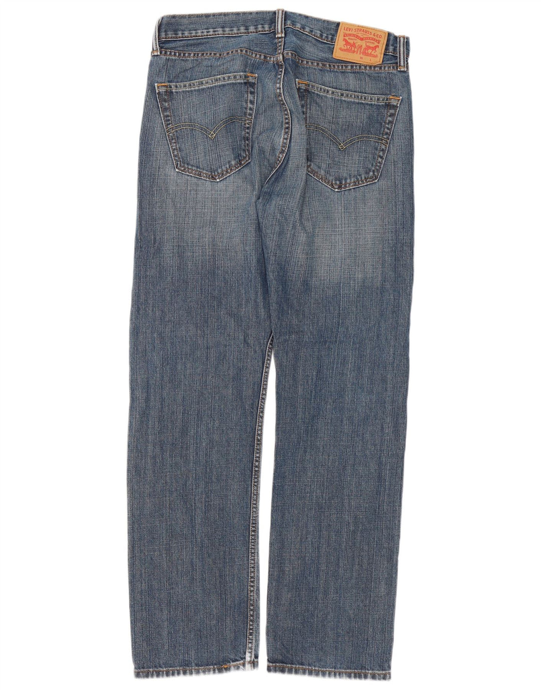 Levi's muške ravne traperice W33 L32 plavi pamuk