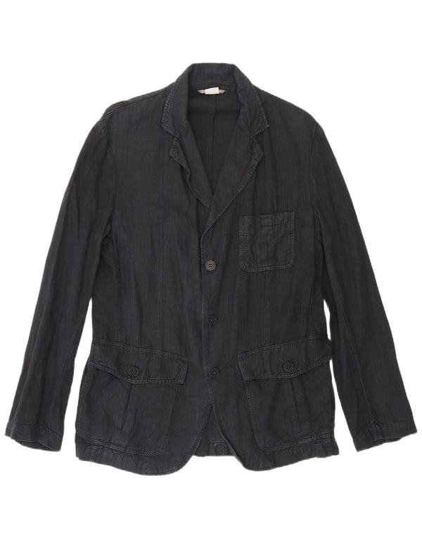Zara muška jakna sa 3 gumba UK 40 Large Tavy Blue Lan