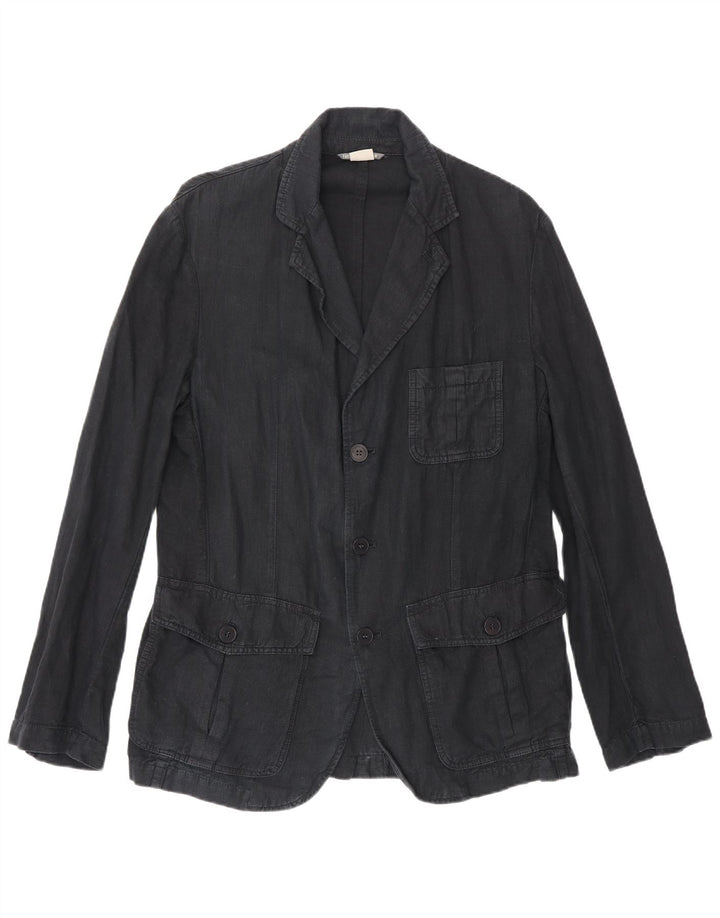 Zara muška jakna sa 3 gumba UK 40 Large Tavy Blue Lan