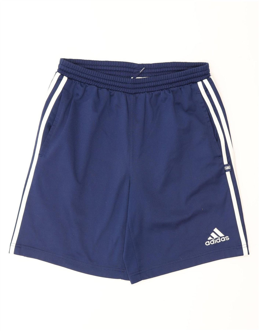 Sportske kratke hlače Adidas za dječake 15-16 godina tamnoplavi poliester