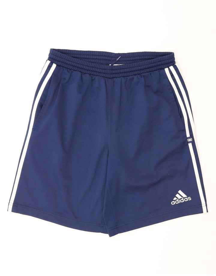 Sportske kratke hlače Adidas za dječake 15-16 godina tamnoplavi poliester