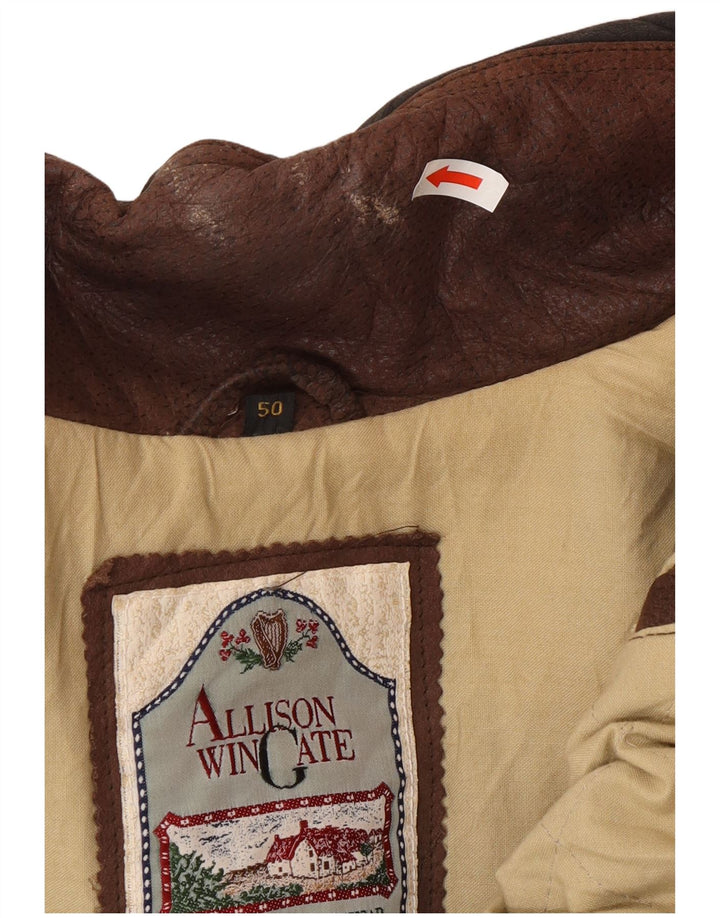 Allison Wingate muška kožna jakna EU 50 Large Brown Classic