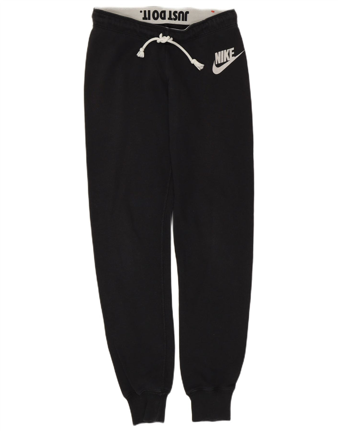 NIKE Ženska trenirka Hlače Joggers UK 10 Male crne pamučne hlače