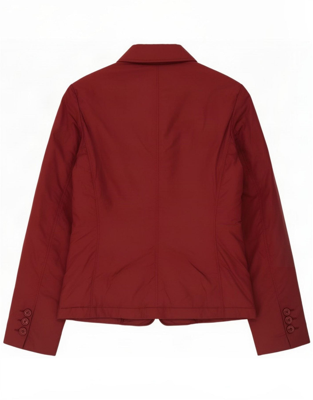 313 Ženska podstavljena jakna Tre Uno IT 42 Medium Burgundy Nylon