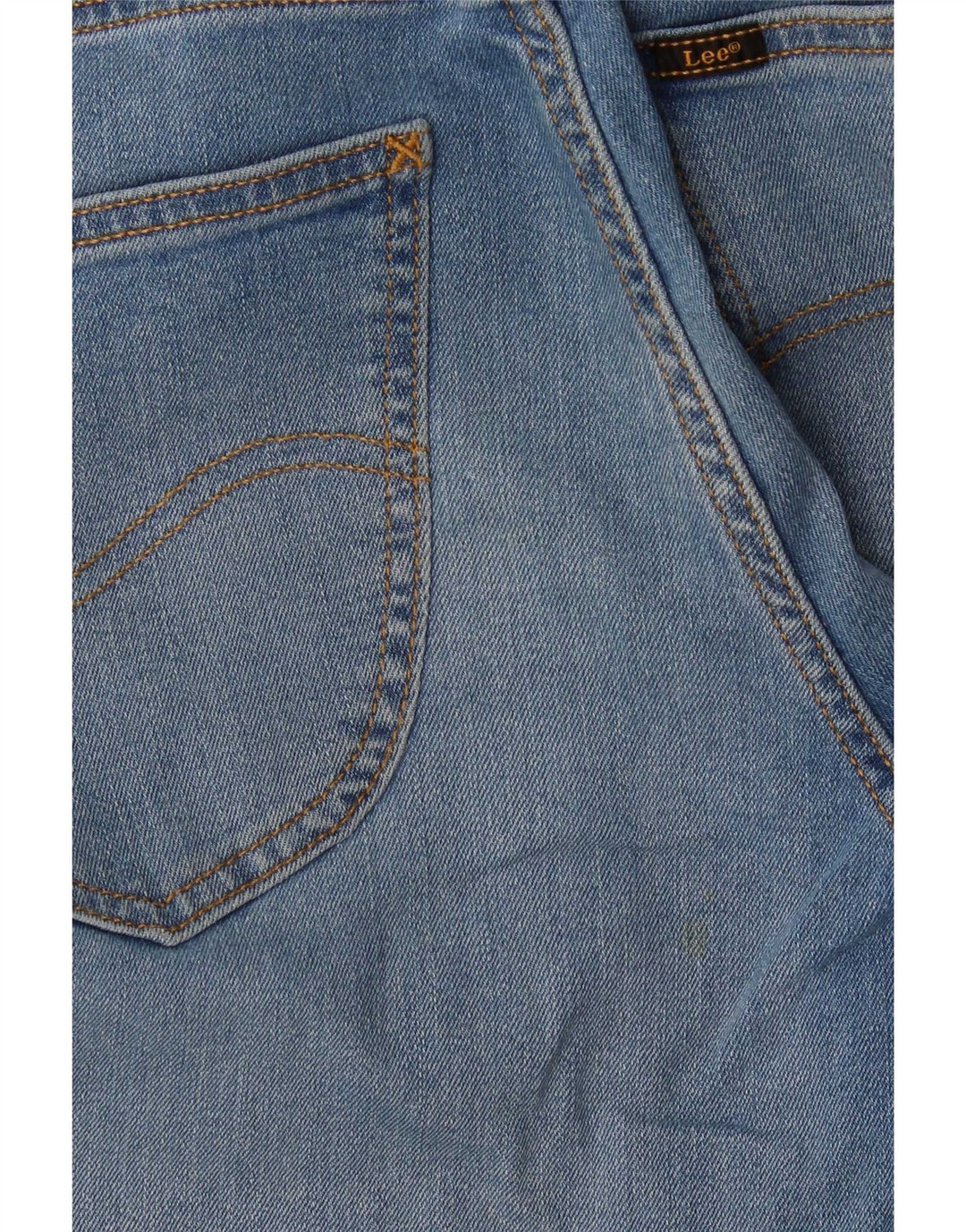 Lee Mens Brooklyn Straight Jeans W30 L32 Plavi pamuk