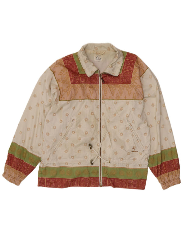 HEAD ženska bomber jakna UK 20 2XL bijela cvjetna