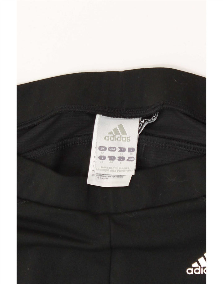 Adidas ženske Climacool Capri tajice UK 12 Srednji crni poliester