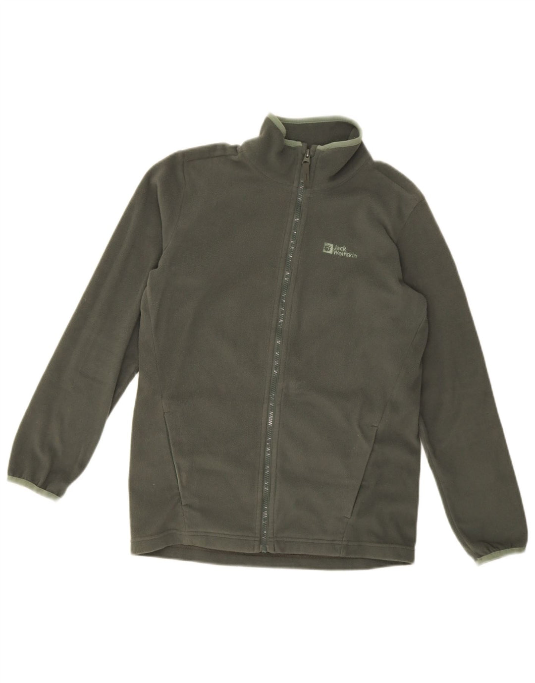 Jack Wolfskin jakna od flisa za djevojčice 13-14 godina, veliki kaki poliester