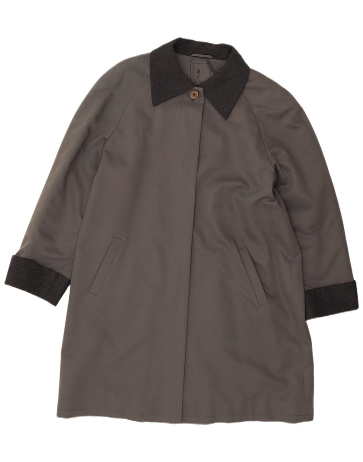 VINTAGE ženski preveliki kaput EU 40, srednje siva vuna