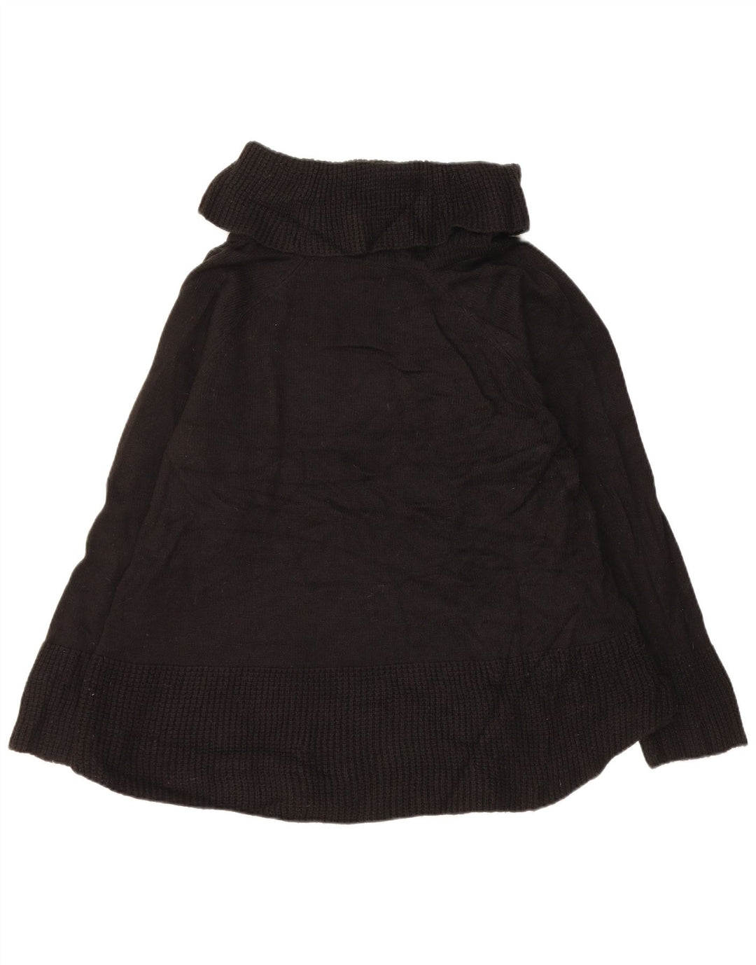 CALVIN KLEIN Ženski pulover s rol izrezom UK 18 XL crni akril