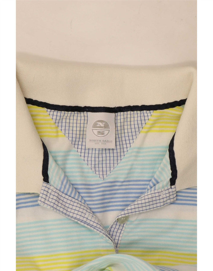 North Sails Ženska polo majica UK 12 Srednji raznobojni prugasti pamuk