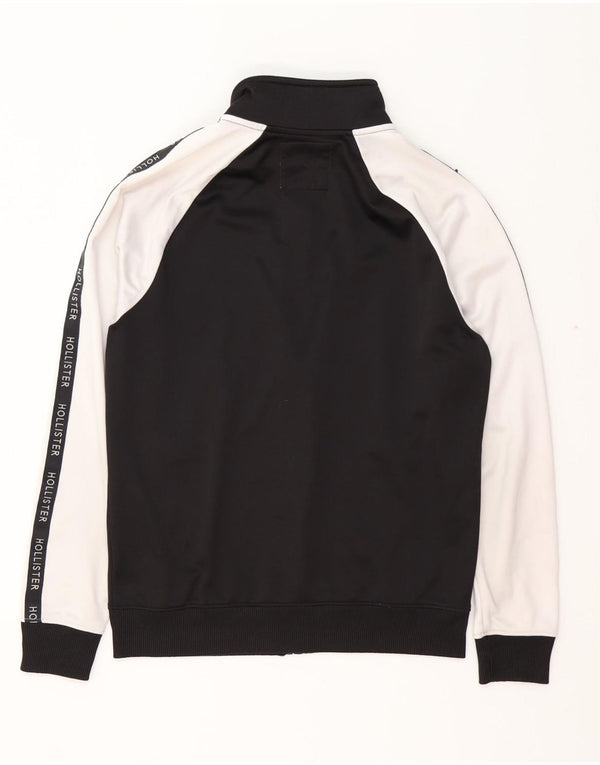 HOLLISTER Ženska gornja jakna trenirke UK 14 srednje crne boje