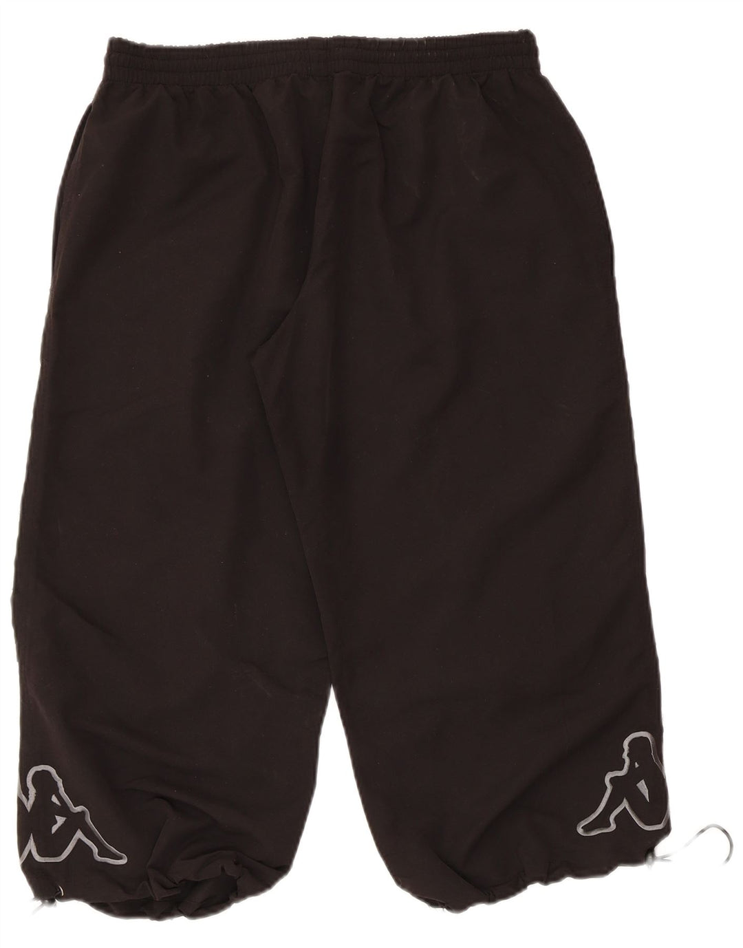 KAPPA muške Graphic Capri trenirke Hlače Srednji crni poliester