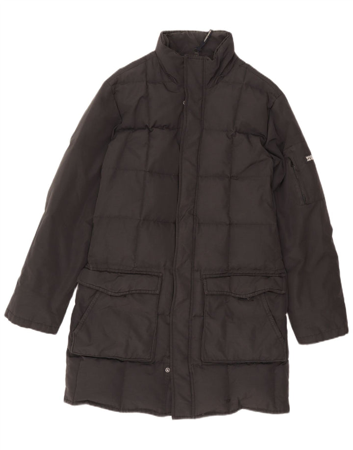 Woolrich Muški podstavljeni kaput UK 38 Srednji crni najlon