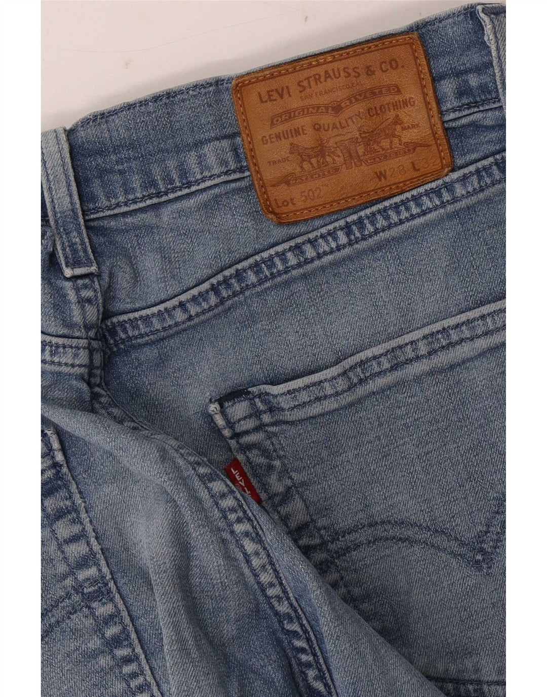 Levi's muške 502 sužene traperice W28 L32 plave