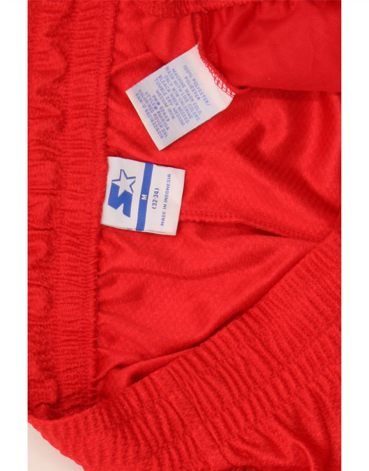 Starter Mens Sport Shorts Medium Red Polyester