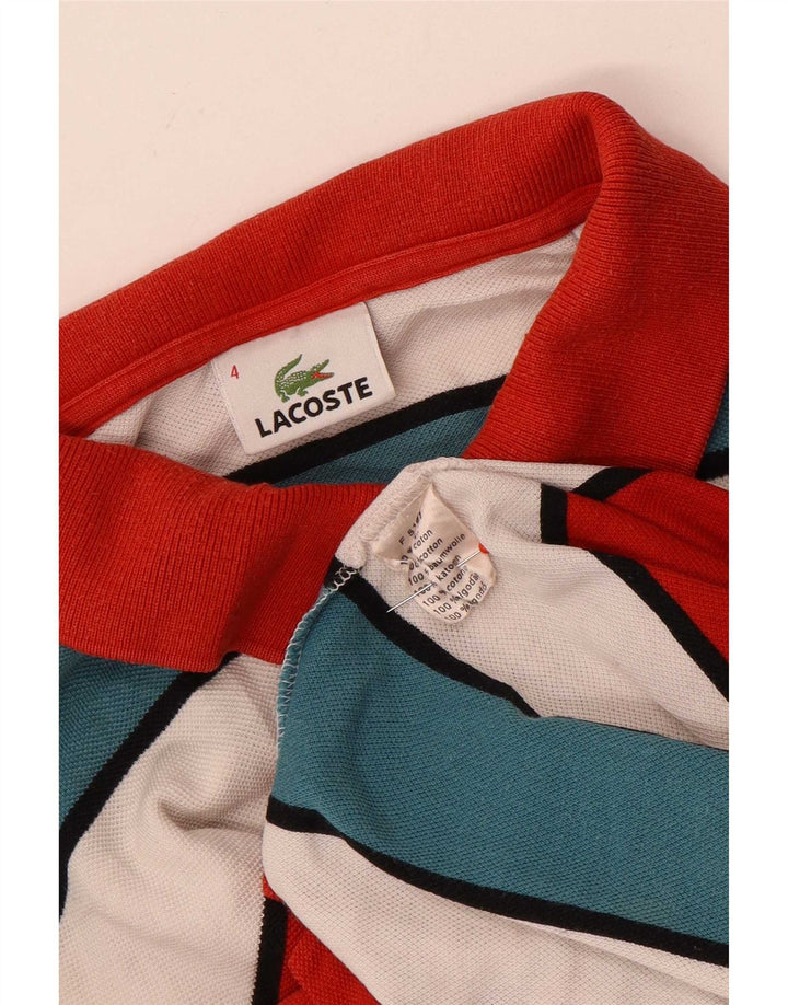 Lacoste muška polo majica, veličina 4, pamuk srednje raznobojnih pruga