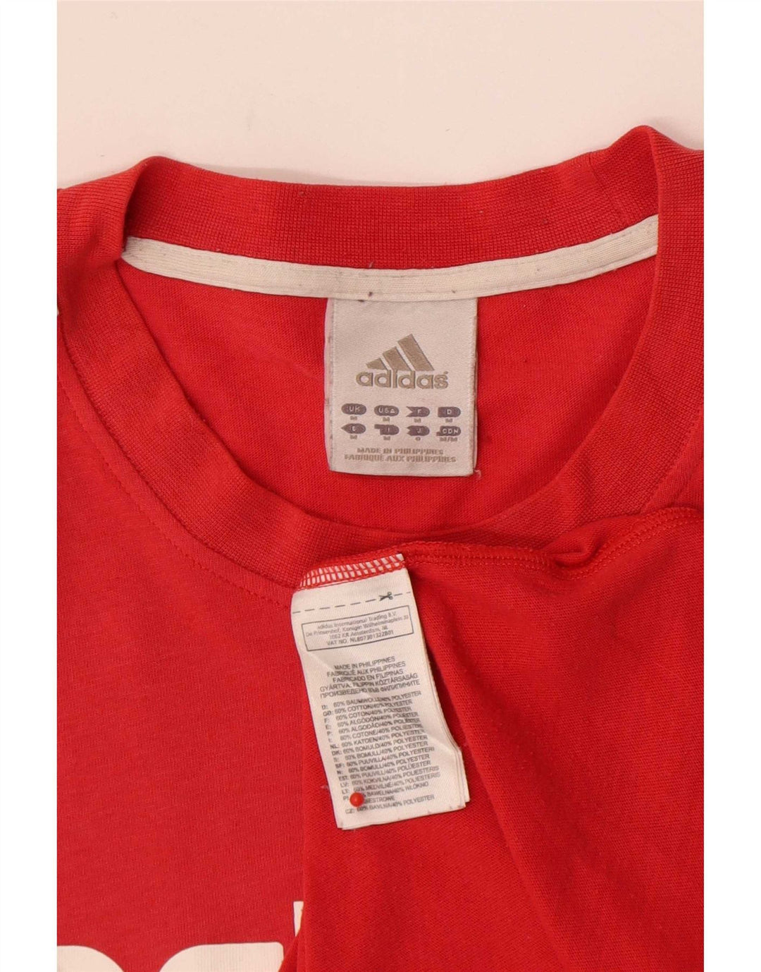 Adidas muška majica kratkih rukava srednje veličine, crveni pamuk