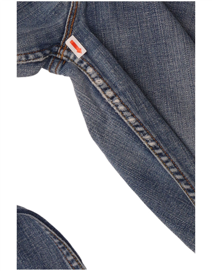 Levi's ženske 518 super niske traperice US 9 srednje W30 L31 plavi pamuk