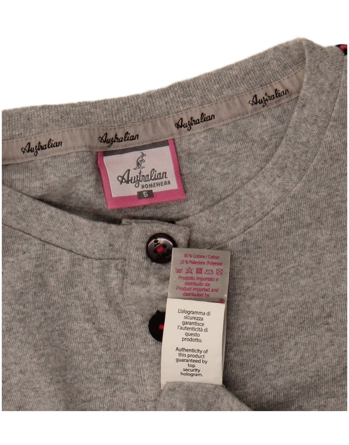 AUSTRALIAN L'ALPINA Ženska majica dugih rukava s grafikom UK 10 Mala siva