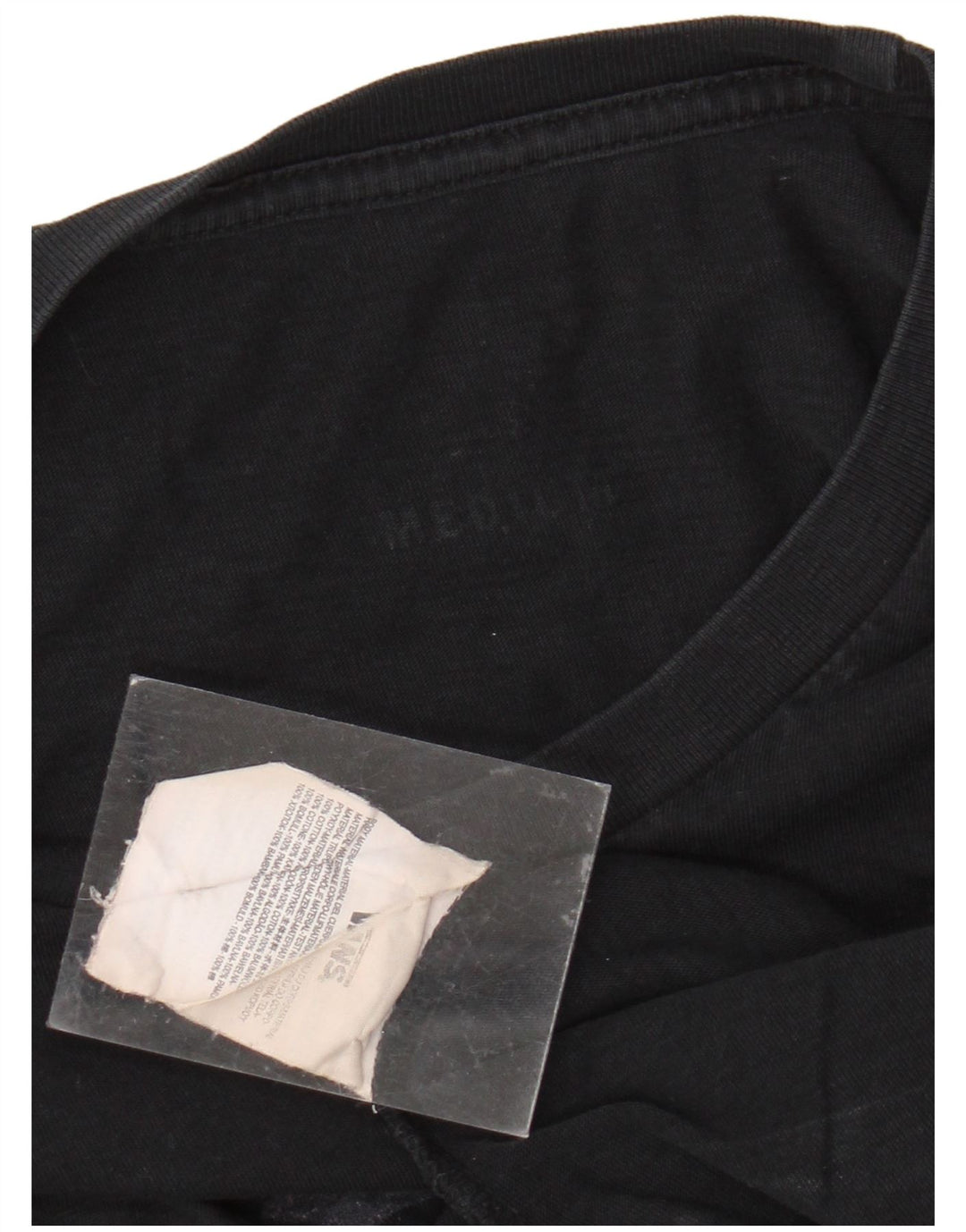 VANS muška grafička majica dugih rukava srednje crne boje pamuka