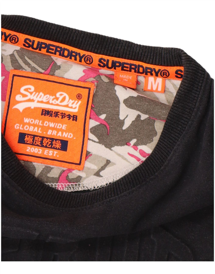 SUPERDRY muška majica kratkih rukava s grafičkim motivima srednje tamnoplavi pamuk