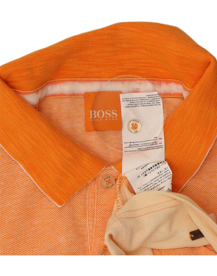 HUGO BOSS Muška polo majica srednje narančaste boje, pamuk