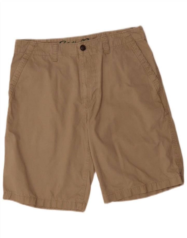 EDDIE BAUER Mens Chino Shorts W32 Medium Beige Cotton