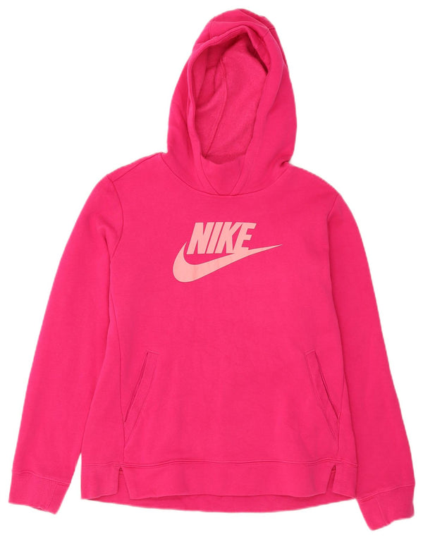 Nike majica s kapuljačom za djevojčice 13-14 godina XL, ružičasti pamuk