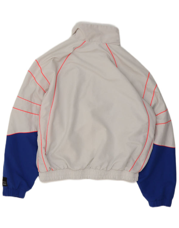 Adidas ženska trenirka gornja jakna UK 12 Medium Blue Colourblock Sports