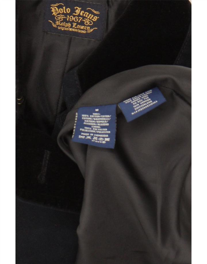 Ralph Lauren ženski kaput s dvostrukim kopčanjem UK 12 Srednje tamnoplavi pamuk