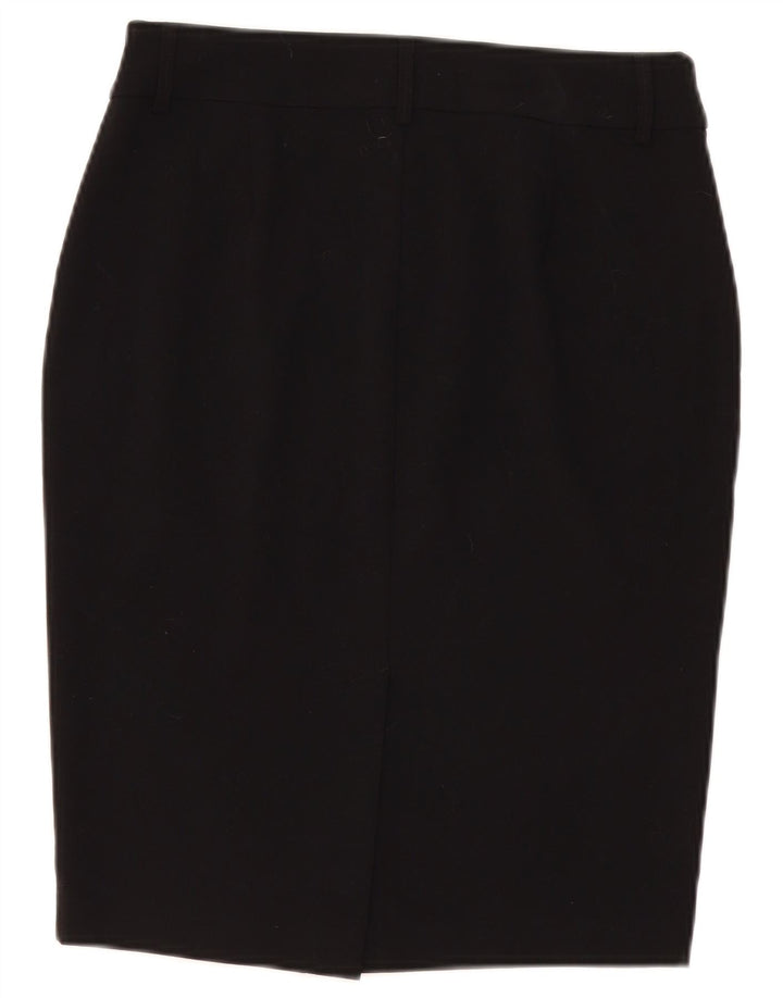 Marks & Spencer ženska pencil suknja UK 10 mala W30 crni poliester