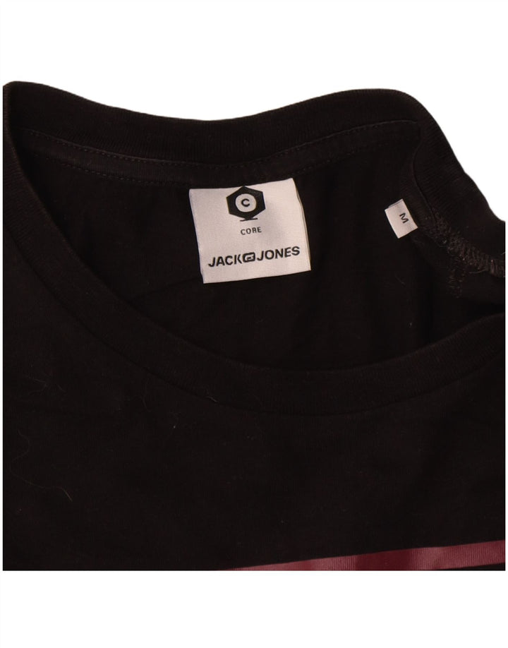 Jack & Jones muška majica kratkih rukava srednje veličine crni pamuk