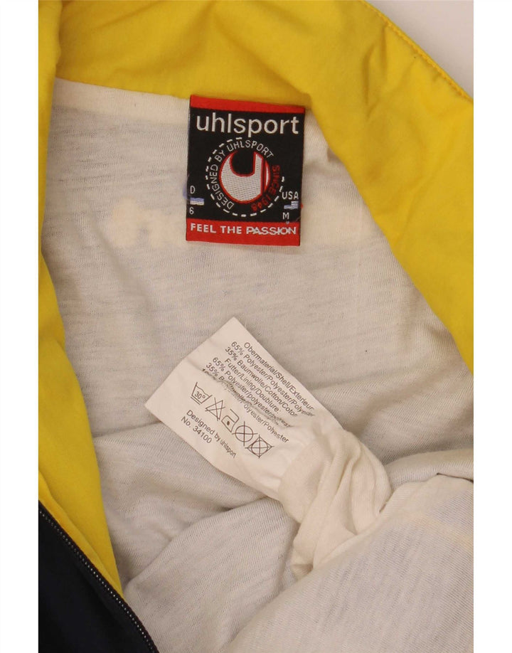 Uhlsport muška grafička gornja jakna trenirke srednje tamnoplave boje
