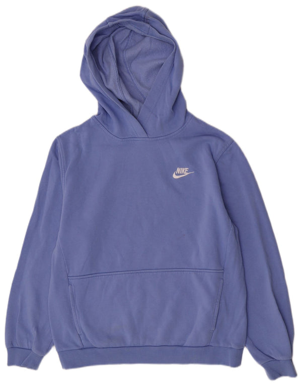 Nike Girls Regular Fit majica s kapuljačom 13-14 godina XL plavi pamuk