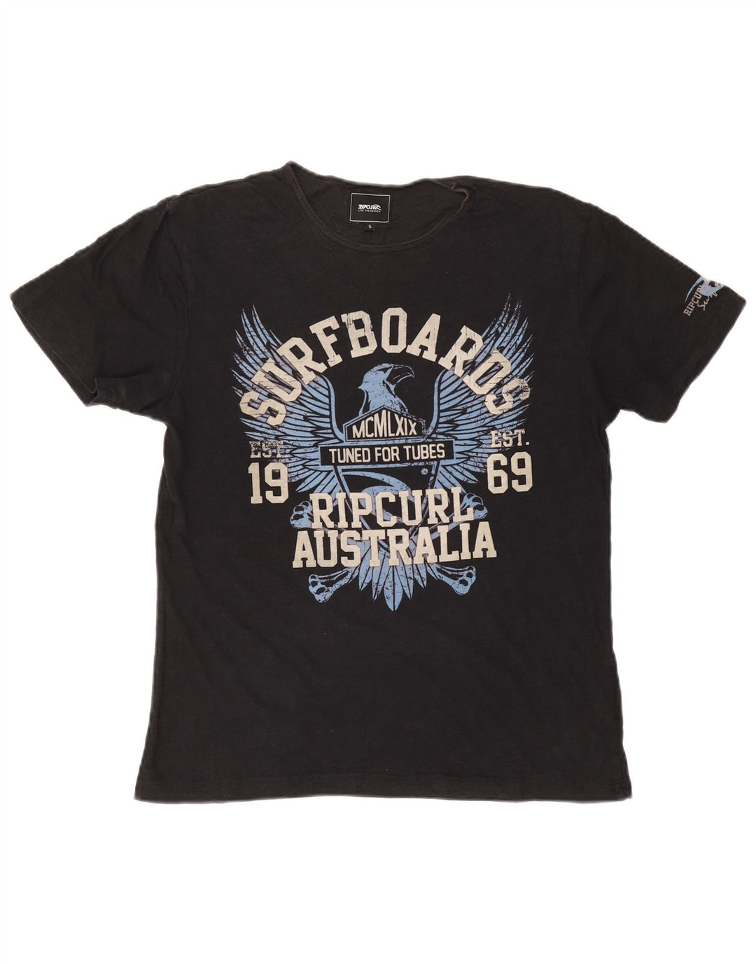 RIP CURL Muška majica kratkih rukava s grafičkim motivima, mala crna