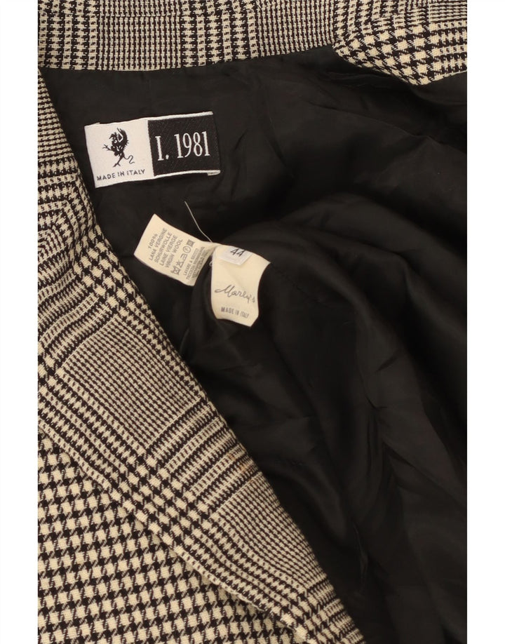 Marly's ženski sako s 1 gumbom IT 44 srednje bež houndstooth