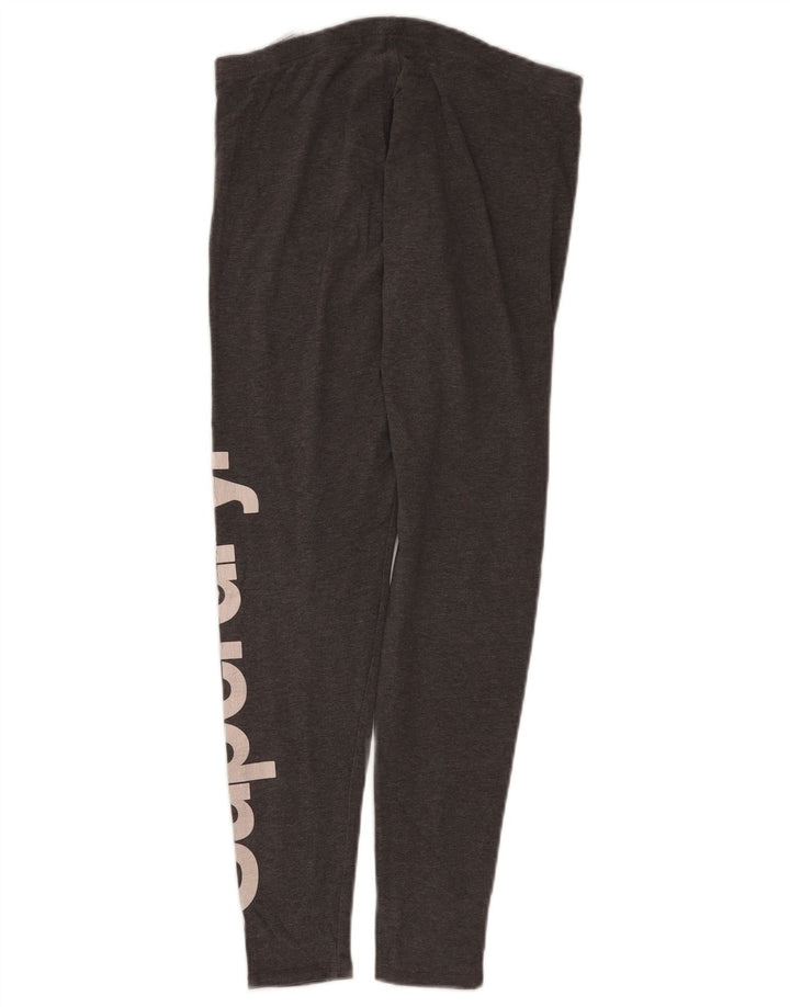 Superdry ženske grafičke tajice UK 8 Male sive pamučne